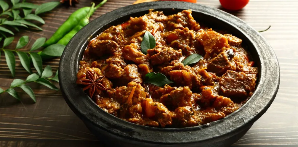 Slow-cooked mutton korma made with Meatigo mutton