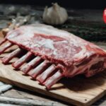 Meatigo whole lamb rack, cap on